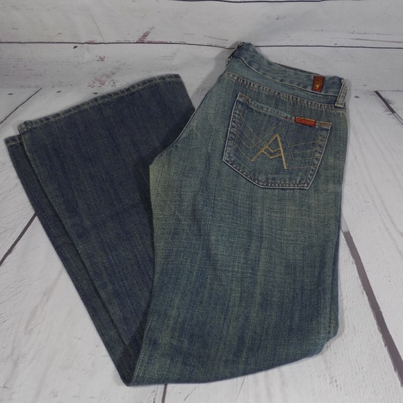 7 For All Mankind Denim - ♥️5/$25 7FAMK A Pocket wide leg jeans size 29